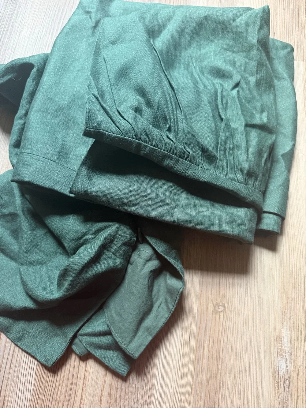 Set strapless top and a skirt LOFT Olive Green Maxi Skirt - Picture 3 of 8